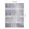 World Rug Gallery Contemporary Distressed Boxes Weather Resistant Indoor/Outdoor Area Rug 7' 10'' x 10' Gray 4032GRAY8X10 - alternate 6